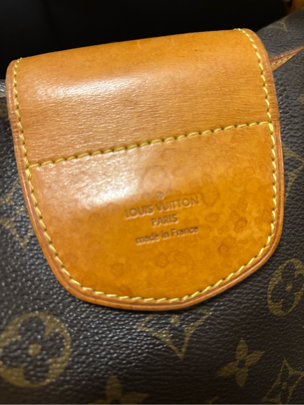 Louis Vuitton Monogram Canvas Satchel with Vachetta Trim - Brown & Tan - Picture 5 of 8